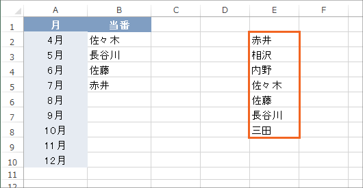 設定不要のリストで簡単入力 Excel エクセル