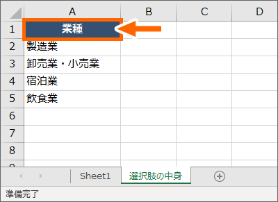 Excelで基本のプルダウンリスト ドロップダウンリスト の作成