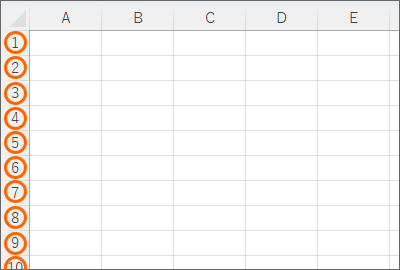 最低限知っておきたいexcel エクセル 画面各部の名前