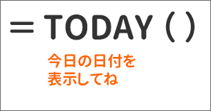 Today関数で今日の日付を自動で表示 Excel エクセル